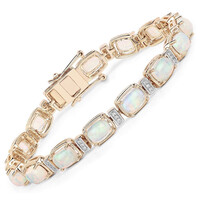 14K AAA Welo Opal Gold Bracelet (AMAYANI)