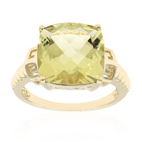 14K Lemon Citrine Gold Ring