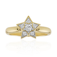 9K SI1 (G) Diamond Gold Ring