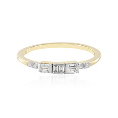 9K SI1 (H) Diamond Gold Ring