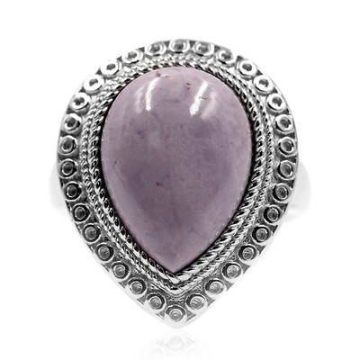 Fluorite Opal Silver Ring