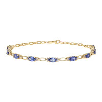 14K AAA Tanzanite Gold Bracelet (CIRARI)