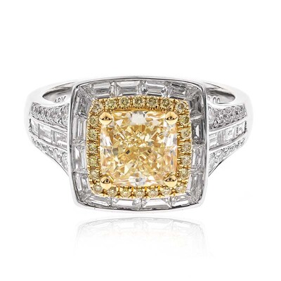 18K SI2 Yellow Diamond Gold Ring (CIRARI)
