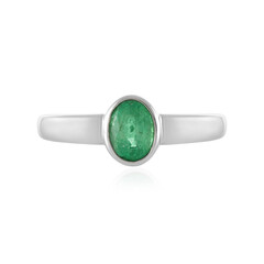 Ethiopian Emerald Silver Ring