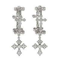 Zircon Silver Earrings (Dallas Prince Designs)