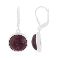 Lepidolite Silver Earrings
