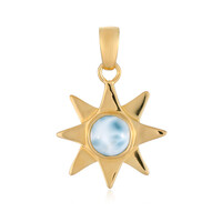 Larimar Silver Pendant