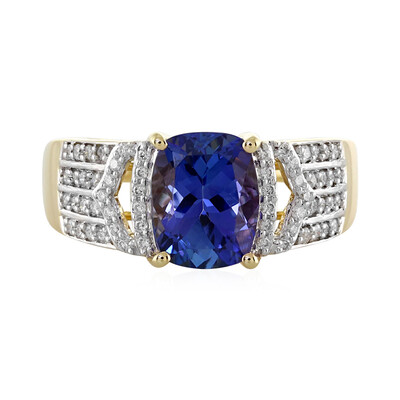 14K AAA Tanzanite Gold Ring (AMAYANI)