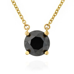 9K Black Diamond Gold Necklace (de Melo)