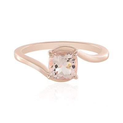 Morganite Silver Ring