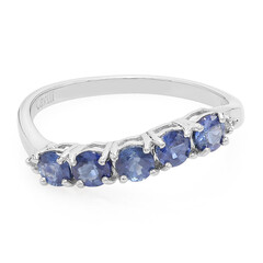 Burmese Blue Sapphire Silver Ring