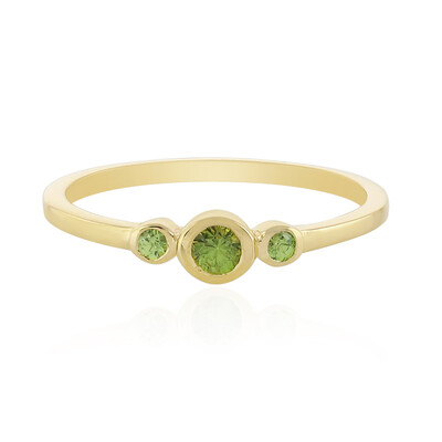 9K Russian Demantoid Gold Ring (La Revelle)