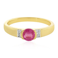 Madagascar Pink Sapphire Silver Ring
