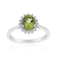 Ouro Verde Quartz Silver Ring
