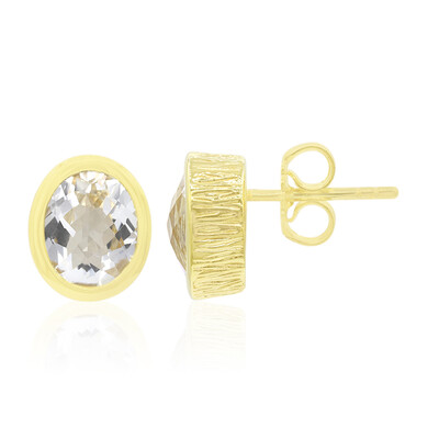 White Topaz Silver Earrings (MONOSONO COLLECTION)