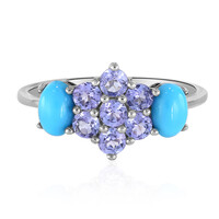 Sleeping Beauty Turquoise Silver Ring