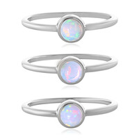 Welo Opal Silver Ring