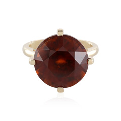 9K Hessonite Garnet Gold Ring