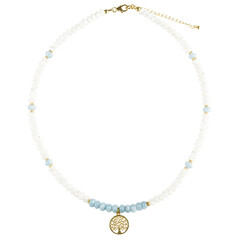 Aquamarine Silver Necklace