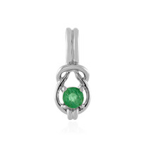 Ethiopian Emerald Silver Pendant