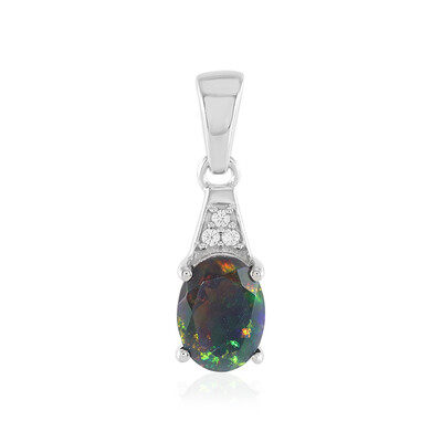 Mezezo Opal Silver Pendant
