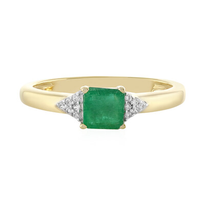Brazilian Emerald Silver Ring