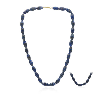 9K Lapis Lazuli Gold Necklace