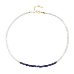 White Sapphire Silver Necklace