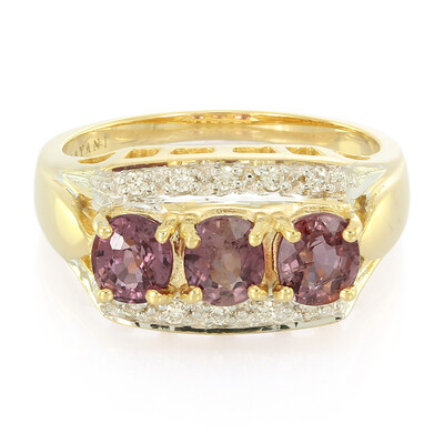18K Unheated Padparadscha Sapphire Gold Ring (AMAYANI)