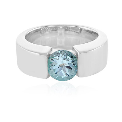 Sky Blue Topaz Silver Ring