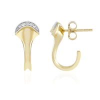 9K I2 (H) Diamond Gold Earrings