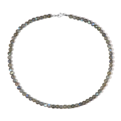 Labradorite Silver Necklace