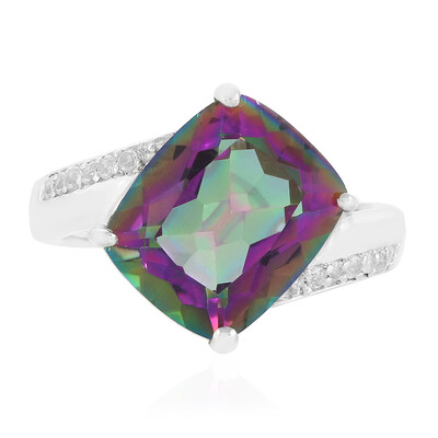 Mystic Quartz Silver Ring