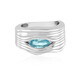 Ratanakiri Zircon Silver Ring (de Melo)