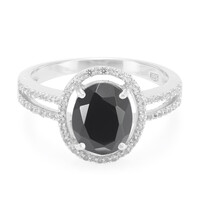 Black Onyx Silver Ring