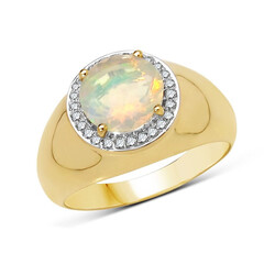 14K AAA Welo Opal Gold Ring (AMAYANI)