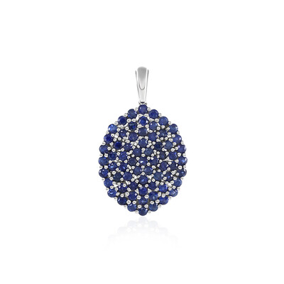 9K Blue Sapphire Gold Pendant