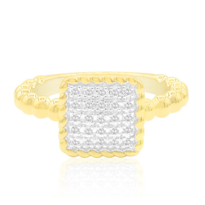 9K SI1 (G) Diamond Gold Ring (Annette)
