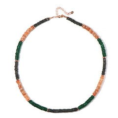 Rose Hematite Silver Necklace