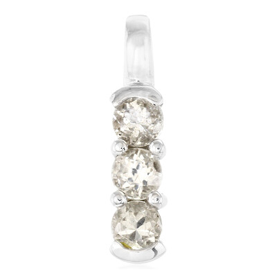 Silver Shiller Sunstone Silver Pendant