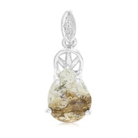 Magnesite Silver Pendant