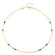 Golden Hematite Silver Necklace