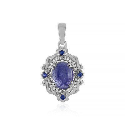 Tanzanite Silver Pendant