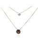 9K Unheated Tanzanite Gold Necklace (de Melo)