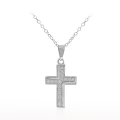 I3 (I) Diamond Silver Necklace