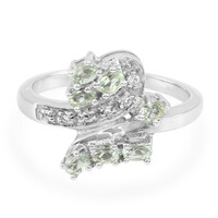 Amblygonite Silver Ring