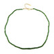 Russian Diopside Silver Necklace (Adela Silber)