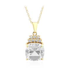 White Topaz Silver Necklace