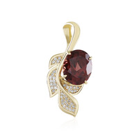 9K Pink Zircon Gold Pendant (de Melo)