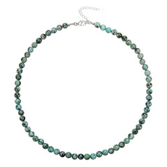 Chrysokolla Silver Necklace